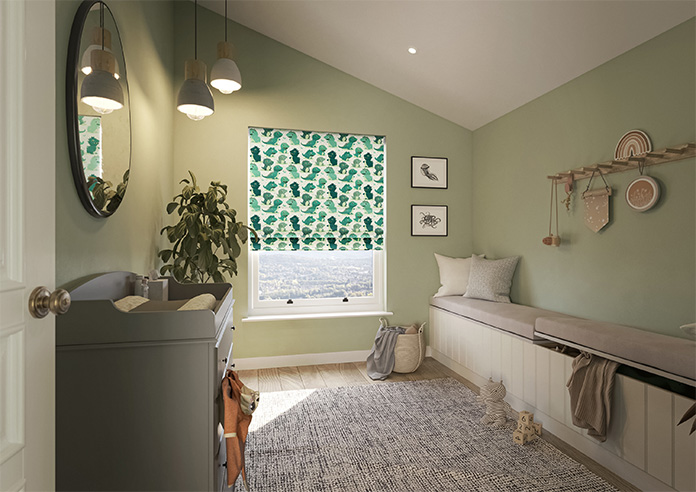 Roarsome, Green - Roman Blind - Image 6